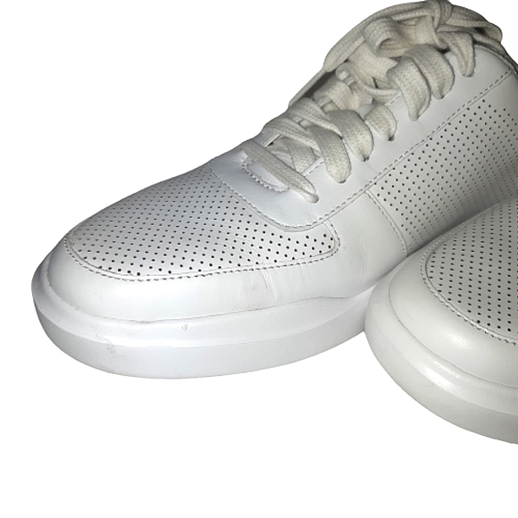 Cole Haan Grand Crosscourt Leather Sneakers White Breathable - Picture 11 of 12